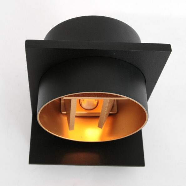 Industrielle Wandleuchte Muro Schwarz – Bild 10