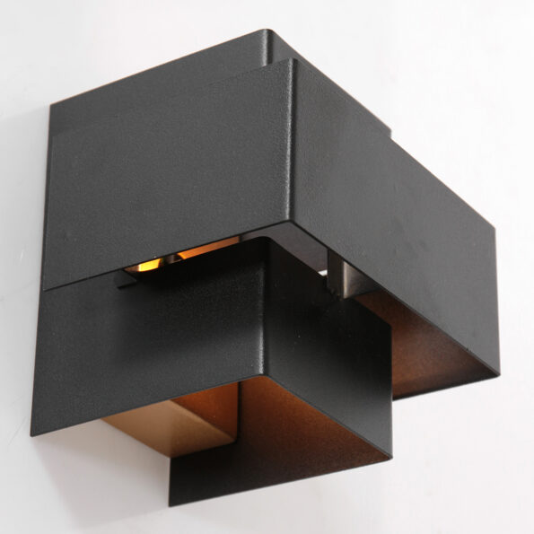 Industrielle Wandleuchte Muro Schwarz – Bild 11