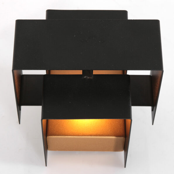 Industrielle Wandleuchte Muro Schwarz – Bild 10