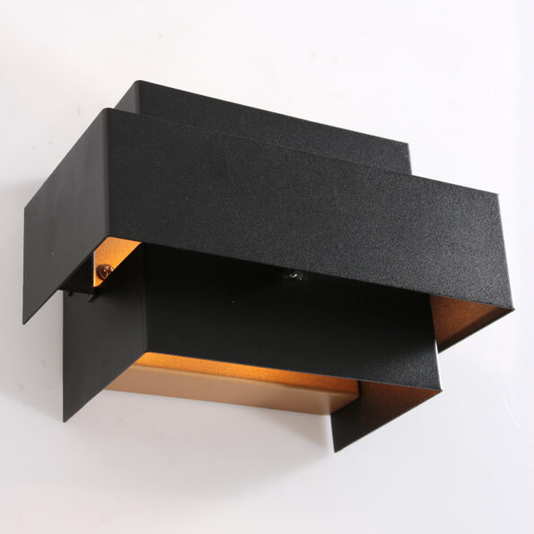 Industrielle Wandleuchte Muro Schwarz – Bild 13