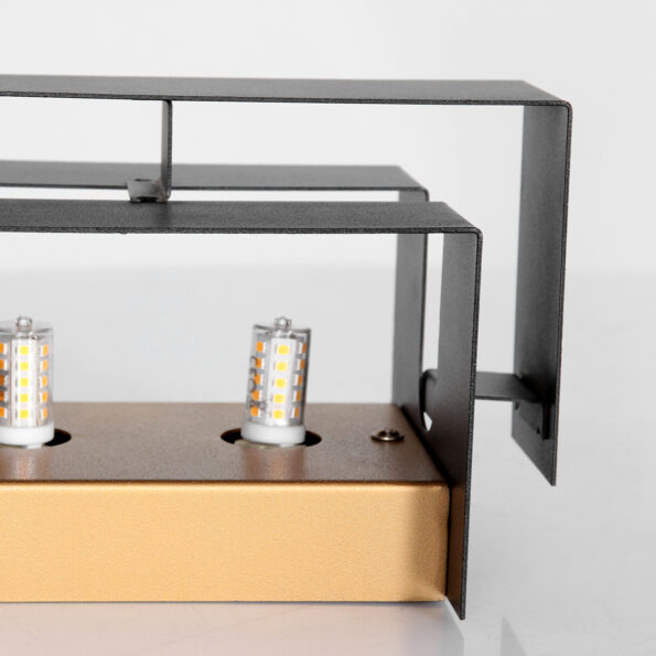 Industrielle Wandleuchte Muro Schwarz – Bild 7