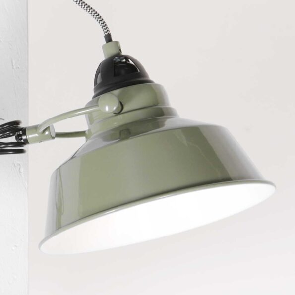 Industrielle Wandleuchte Nove Grün Ø 18 Cm – Bild 4