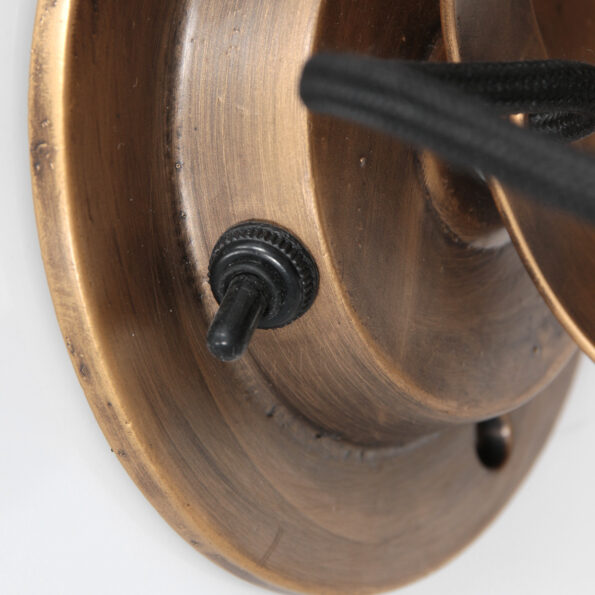 Industrielle Wandleuchte Sprocket Bronze – Bild 15