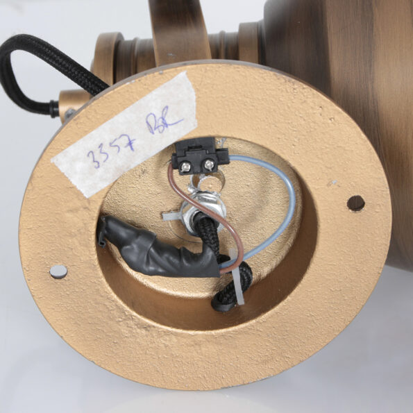 Industrielle Wandleuchte Sprocket Bronze – Bild 16
