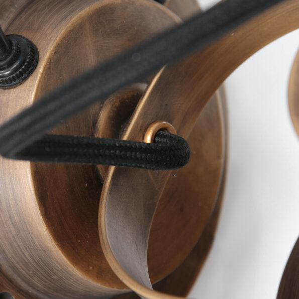 Industrielle Wandleuchte Sprocket Bronze – Bild 10