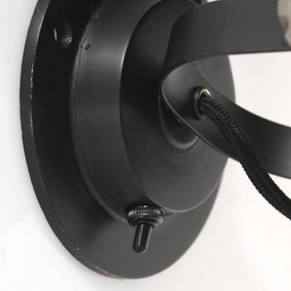 Industrielle Wandleuchte Sprocket Schwarz – Bild 12