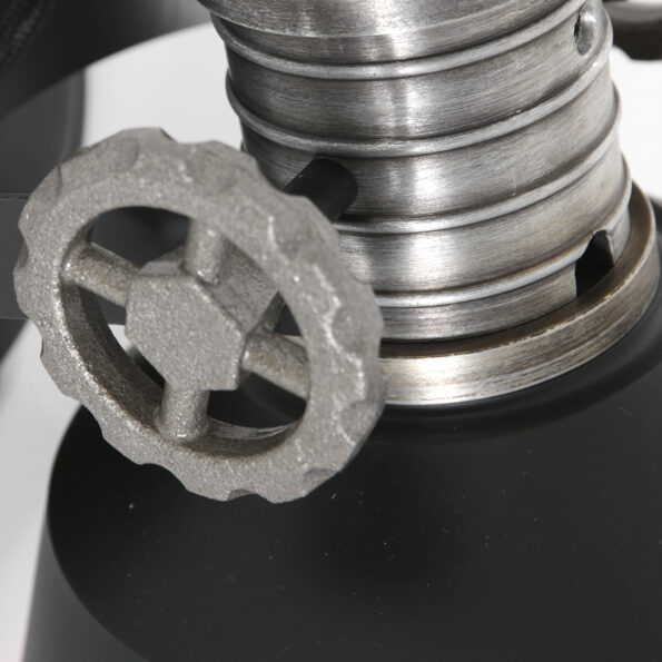 Industrielle Wandleuchte Sprocket Schwarz – Bild 3