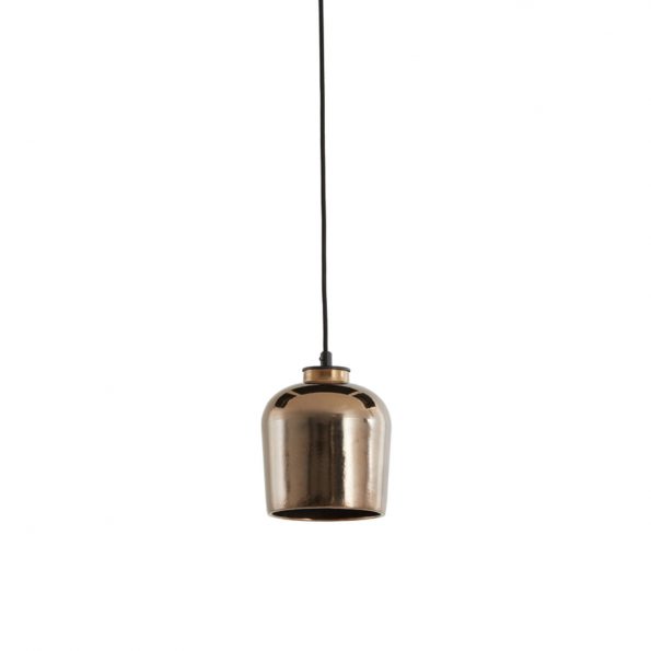 Industrielle Pendelleuchte Dena Bronze – Bild 2