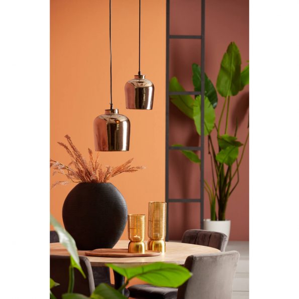 Industrielle Pendelleuchte Dena Bronze – Bild 3