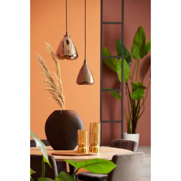 Industrielle Pendelleuchte Desi Bronze – Bild 3