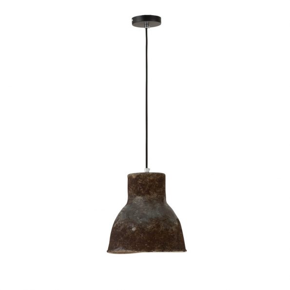 Industrielle Pendelleuchte Earthenware Braun – Bild 2