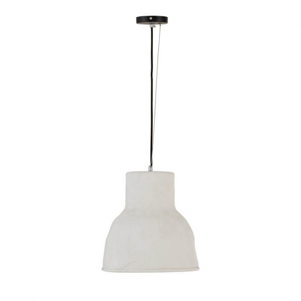 Industrielle Pendelleuchte Earthenware Weiß – Bild 2