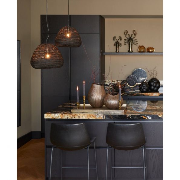 Industrielle Pendelleuchte Finou Schwarz – Bild 3