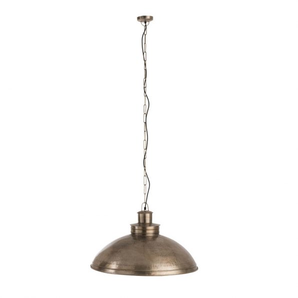 Industrielle Pendelleuchte Jagger Silber – Bild 2