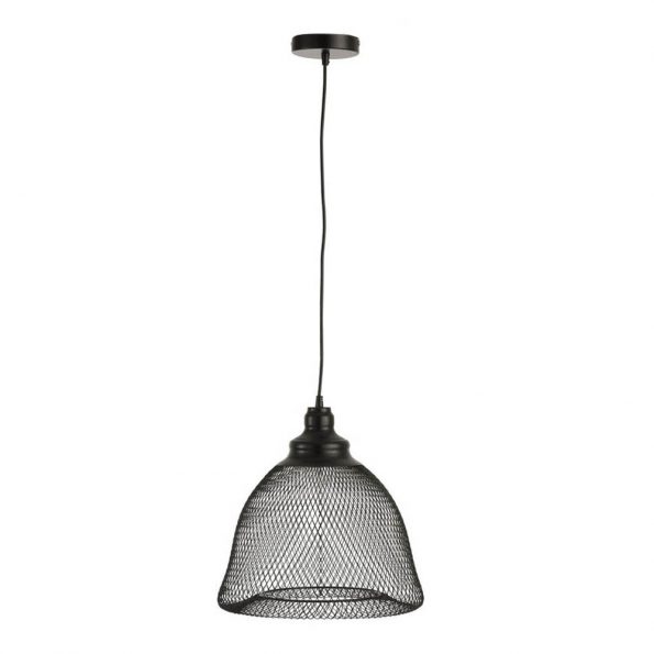 Industrielle Pendelleuchte Jake Schwarz