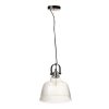 Industrielle Pendelleuchte Magali Rauchglas