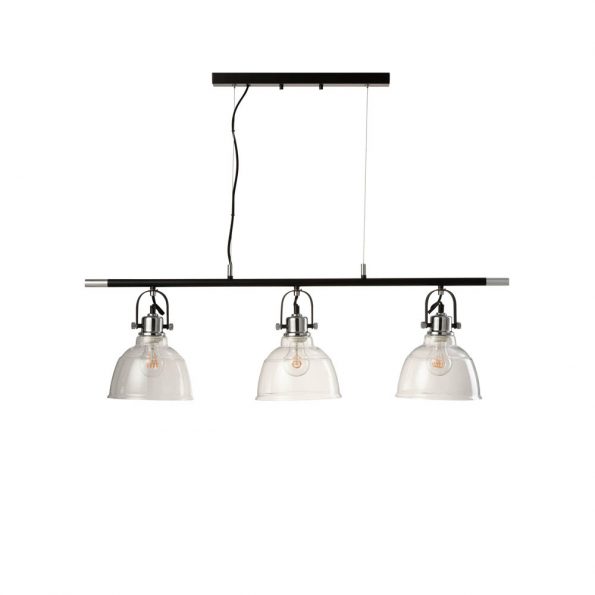 Industrielle Pendelleuchte Magali Mattglas – Bild 2