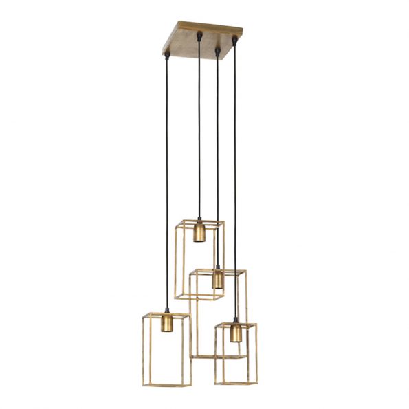 Industrielle Pendelleuchte Marley Gold