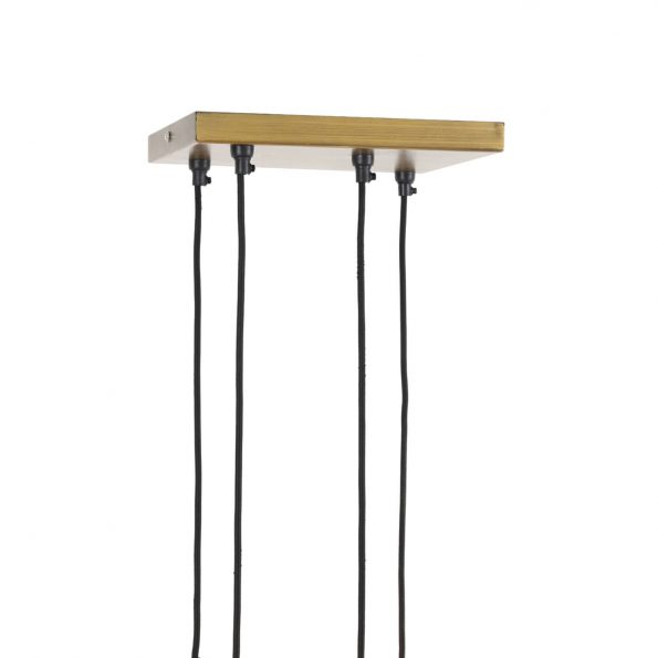 Industrielle Pendelleuchte Marley Gold – Bild 8