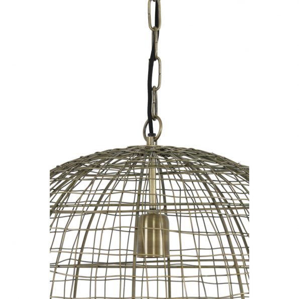 Industrielle Pendelleuchte Mirana Bronze – Bild 3
