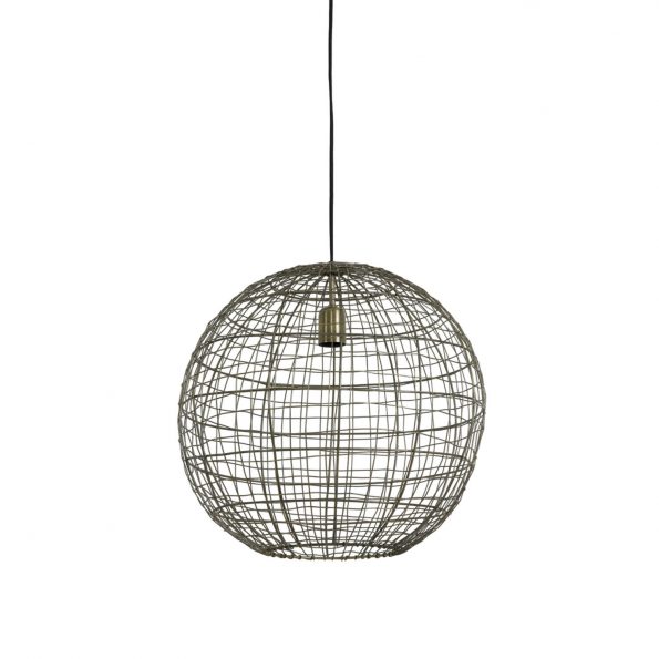 Industrielle Pendelleuchte Mirana Gold – Bild 2