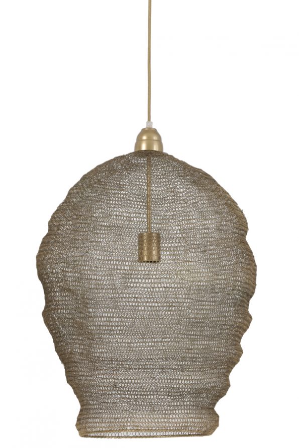 Industrielle Pendelleuchte Nikki Beige – Bild 3