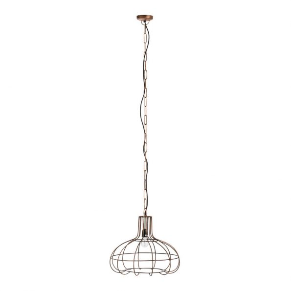 Industrielle Pendelleuchte Pear Poly Kupferne – Bild 2