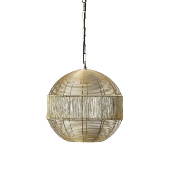 Industrielle Pendelleuchte Pilka Gold – Bild 2