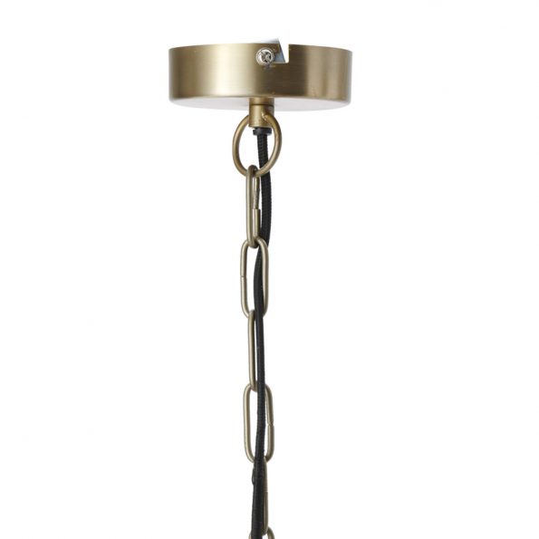 Industrielle Pendelleuchte Pilka Gold – Bild 7