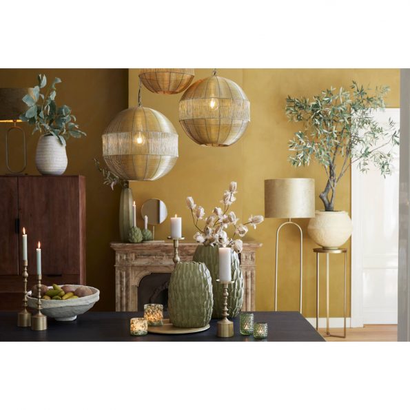 Industrielle Pendelleuchte Pilka Gold – Bild 3