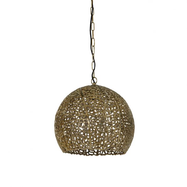 Industrielle Pendelleuchte Sinula Gold – Bild 2