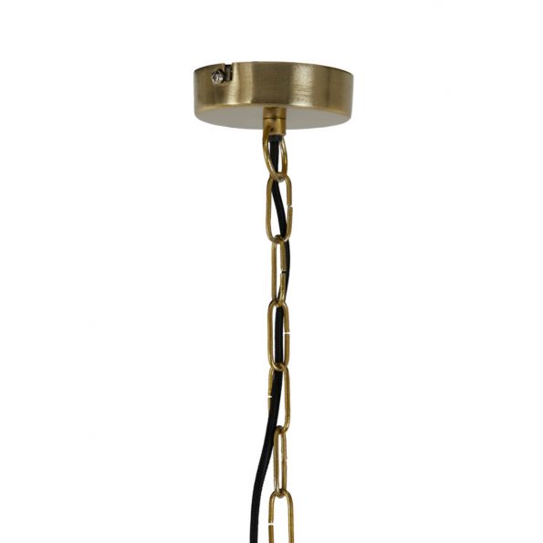 Industrielle Pendelleuchte Sinula Gold – Bild 3