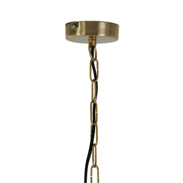 Industrielle Pendelleuchte Sinula Gold – Bild 3