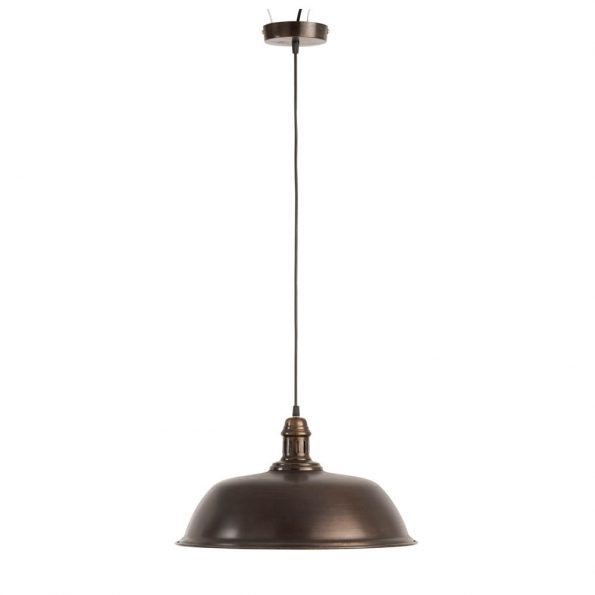 Industrielle Pendelleuchte Sly Braun – Bild 2