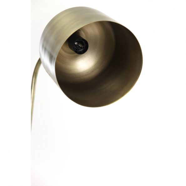 Industrielle Stehlampe Aleso Gold – Bild 7