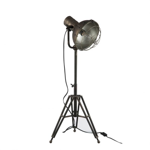 Industrielle Stehlampe Cooper Grau – Bild 2
