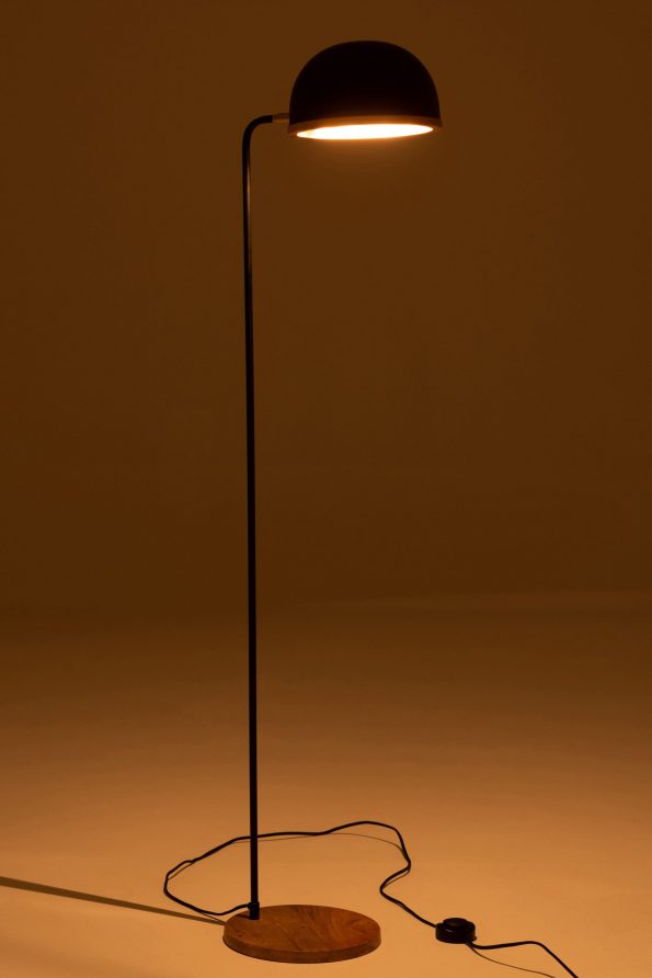 Industrielle Stehlampe Evy Schwarz – Bild 5