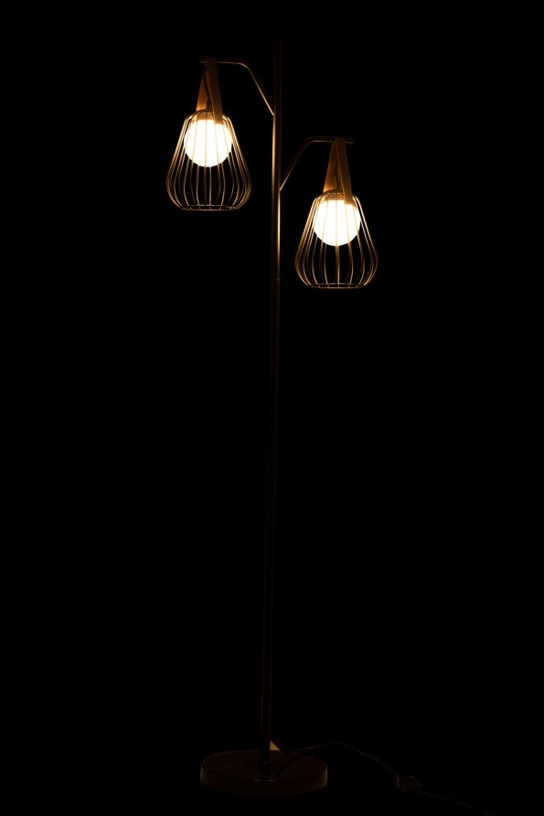 Industrielle Stehlampe Ignes Schwarz – Bild 5