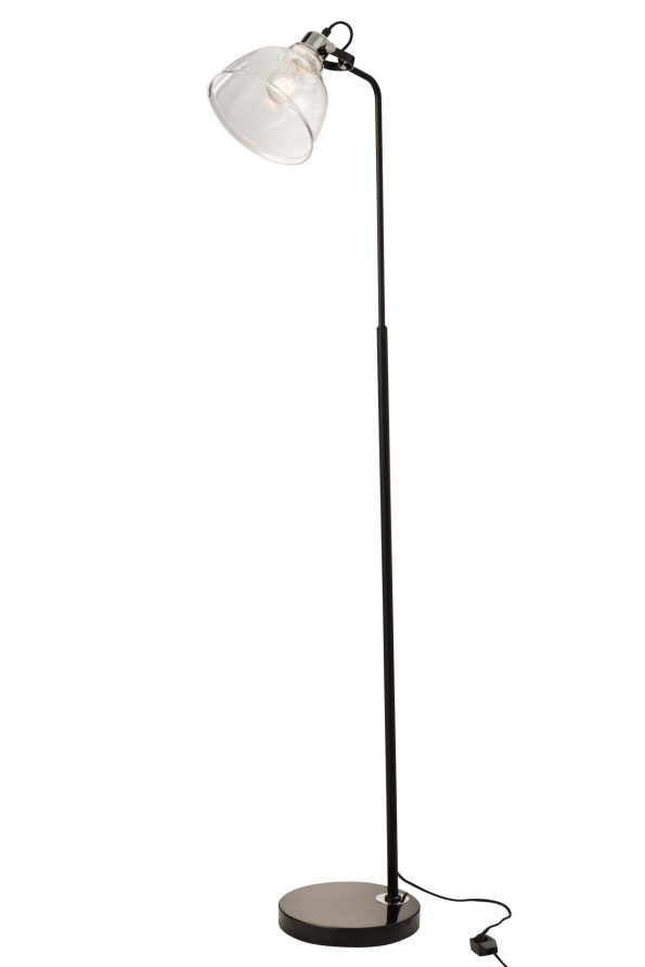 Industrielle Stehlampe Magali Mattglas – Bild 3