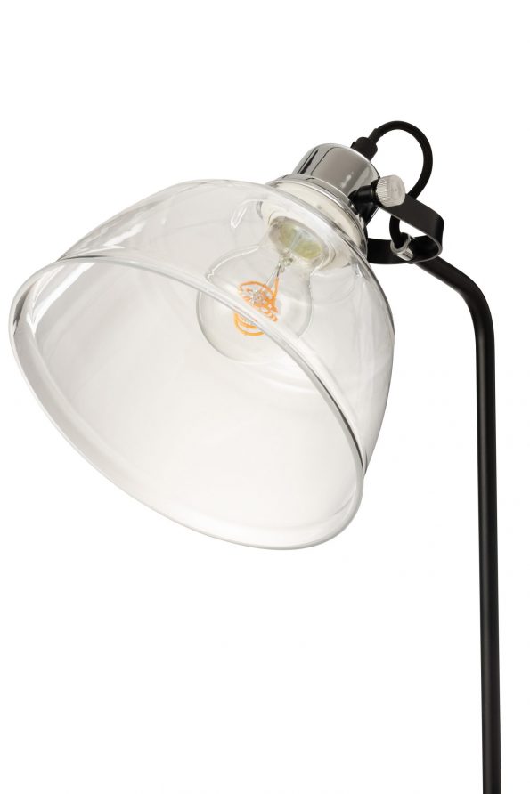 Industrielle Stehlampe Magali Mattglas – Bild 5