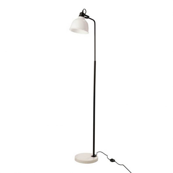 Industrielle Stehlampe Magali Weiß