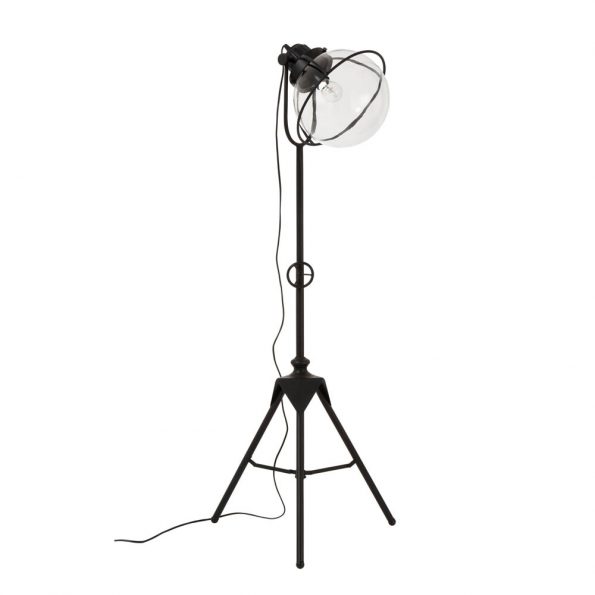 Industrielle Stehlampe Travis Schwarz – Bild 2