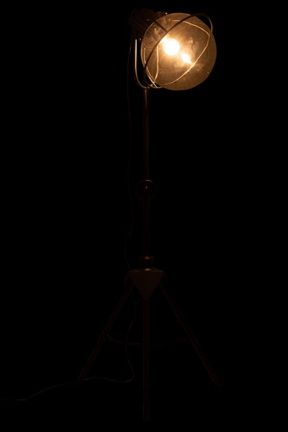 Industrielle Stehlampe Travis Schwarz – Bild 4