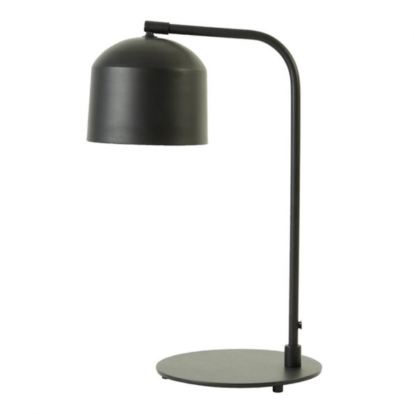 Industrielle Tischlampe Aleso Schwarz