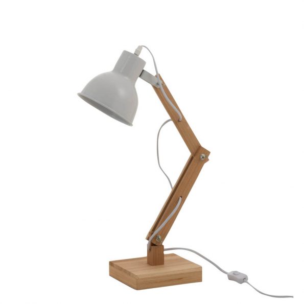 Industrielle Tischlampe Denis Spruce Weiß – Bild 2
