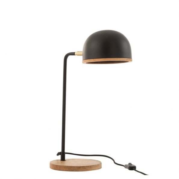 Industrielle Tischlampe Evy Schwarz – Bild 2
