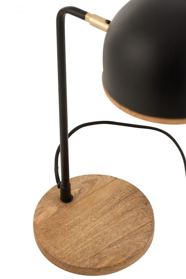 Industrielle Tischlampe Evy Schwarz – Bild 6