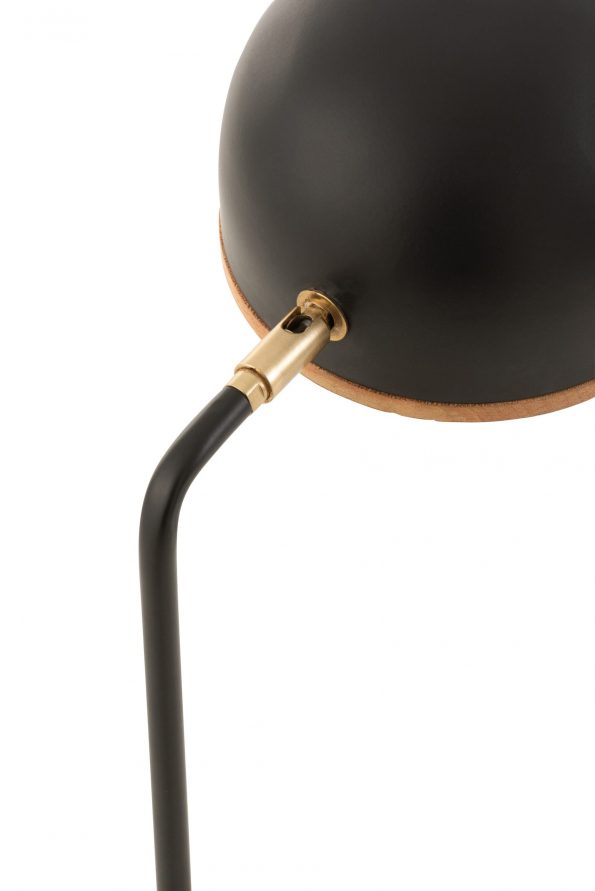 Industrielle Tischlampe Evy Schwarz – Bild 8