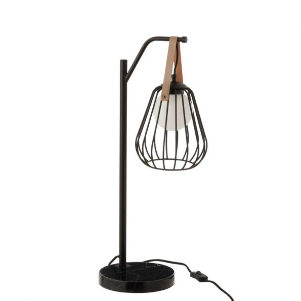 Industrielle Tischlampe Ignes Schwarz – Bild 2