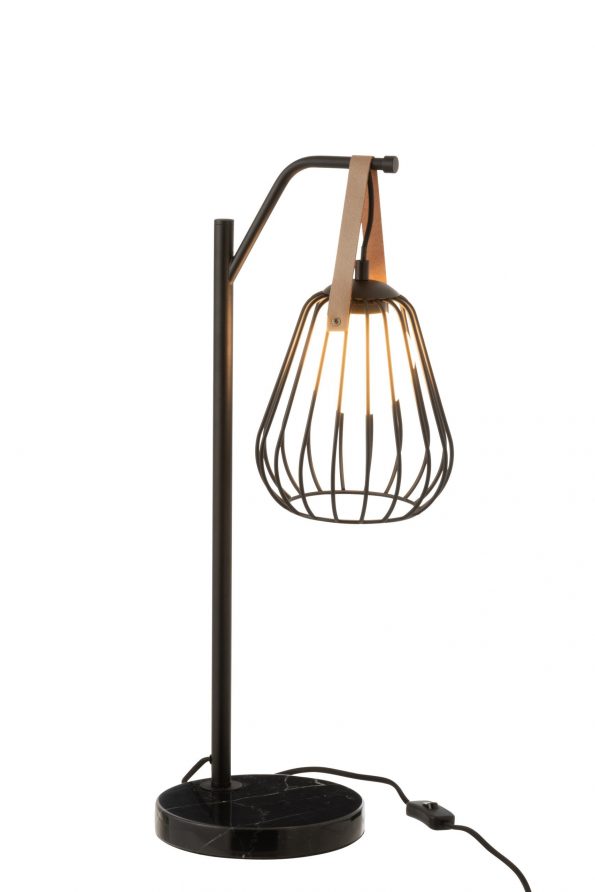 Industrielle Tischlampe Ignes Schwarz – Bild 4
